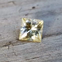 Natural Yellow Sapphire – 1.30 Carat Princess Cut | Ceylon Origin -Sapphire Pal Shop natural yellow sapphire 130 carat princess cut ceylon originsapphirepal 165861
