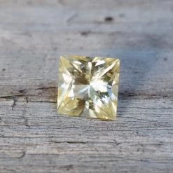 Natural Yellow Sapphire – 1.30 Carat Princess Cut | Ceylon Origin -Sapphire Pal Shop natural yellow sapphire 130 carat princess cut ceylon originsapphirepal 410990