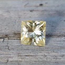 Natural Yellow Sapphire – 1.30 Carat Princess Cut | Ceylon Origin -Sapphire Pal Shop natural yellow sapphire 130 carat princess cut ceylon originsapphirepal 539514