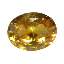 Natural Yellow Sapphire – 3.94 Carat Oval Cut | Untreated Golden Gem