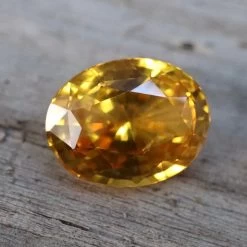 Natural Yellow Sapphire – 3.94 Carat Oval Cut | Untreated Golden Gem -Sapphire Pal Shop natural yellow sapphire 394 carat oval cut untreated golden gemsapphirepal 714307
