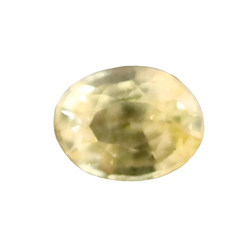 Natural Yellow Sapphire – 0.65 Carat | Oval Cut 1 Natural Yellow Sapphire – 0.65 Carat | Oval Cut