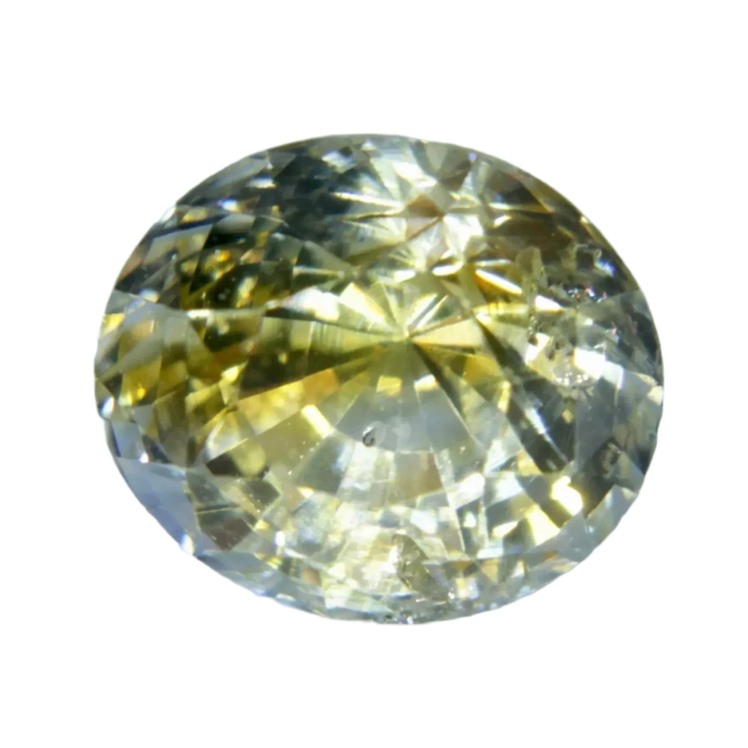 Natural Yellow White Sapphire 1 Natural Yellow White Sapphire