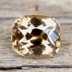 Natural Yellow Zircon – 2.43 Carat Cushion Cut | Ceylon Gemstone