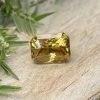 Natural Yellow Zircon – 5.37 Carat Emerald Cut | Ceylon Gemstone