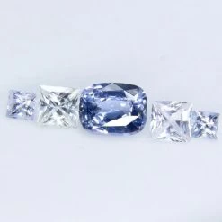 Set Of Natural Blue Spinel And White Sapphires Gemstones -Sapphire Pal Shop set of natural blue spinel and white sapphires gemstonessapphirepal 519945