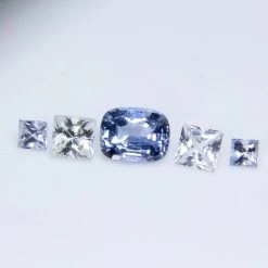 Set Of Natural Blue Spinel And White Sapphires Gemstones -Sapphire Pal Shop set of natural blue spinel and white sapphires gemstonessapphirepal 709776