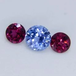 Set Of Natural Sapphires & Garnet | Round Cut 7 Set Of Natural Sapphires & Garnet | Round Cut -Sapphire Pal Shop set of natural sapphires gemstonessapphirepal 574387