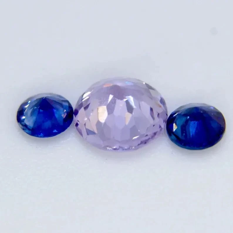 Set Of Sapphire And Spinel 2 Set Of Sapphire And Spinel - Image 2